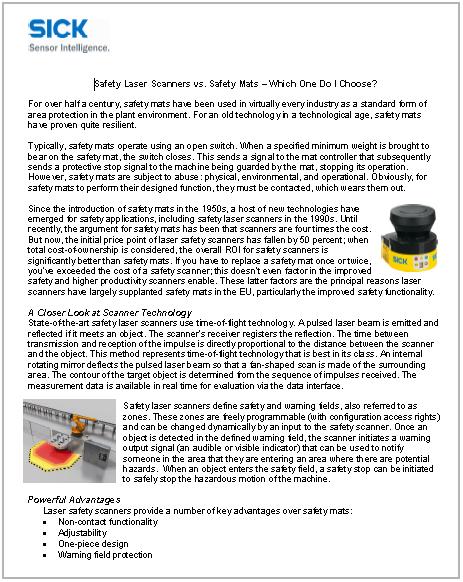 Safety Mat white paper Safety Mat white paper